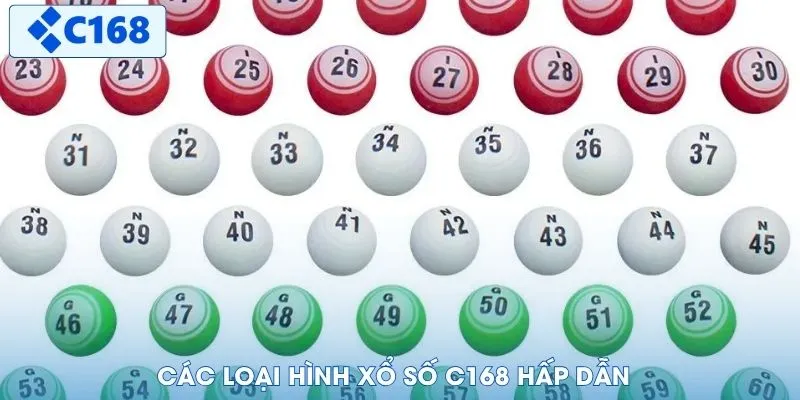 Các loại hình xổ số C168 hấp dẫn
